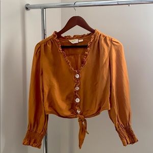 Anthropologie Cropped Top